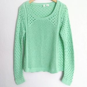 ANTHROPOLOGIE MOTH Open Knit Sweater